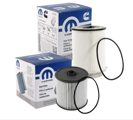 2019-2024 Dodge Ram 2500-5500 6.7L Mopar fuel filters 68157291AA, 68436631AA kit OEM