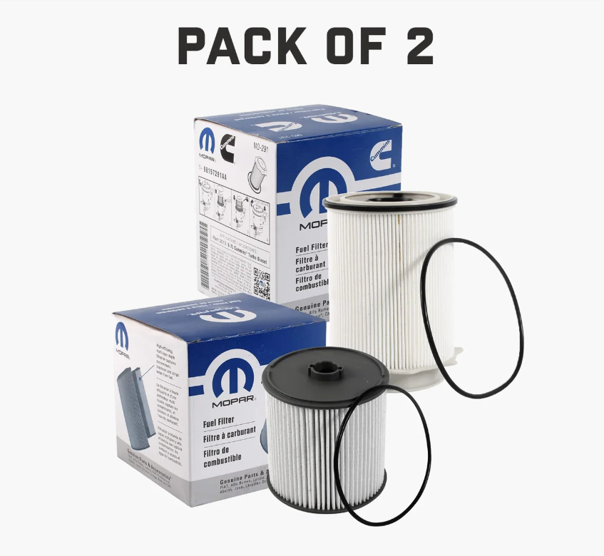 2019-2024 Dodge Ram 2500-5500 6.7L Mopar fuel filters 68157291AA, 68436631AA kit OEM