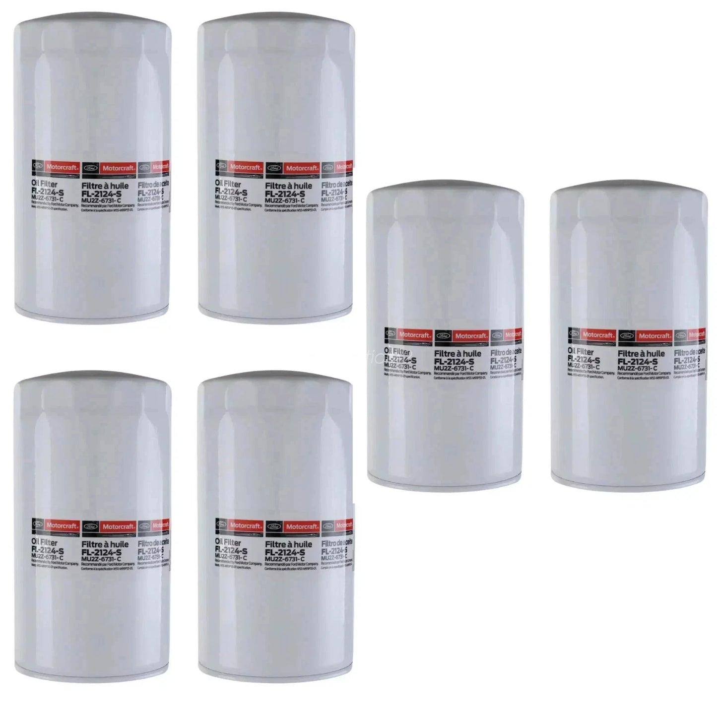 Motorcraft FL-2124-S Oil Filter Pack of 12 – Genuine OEM Replacement Filters