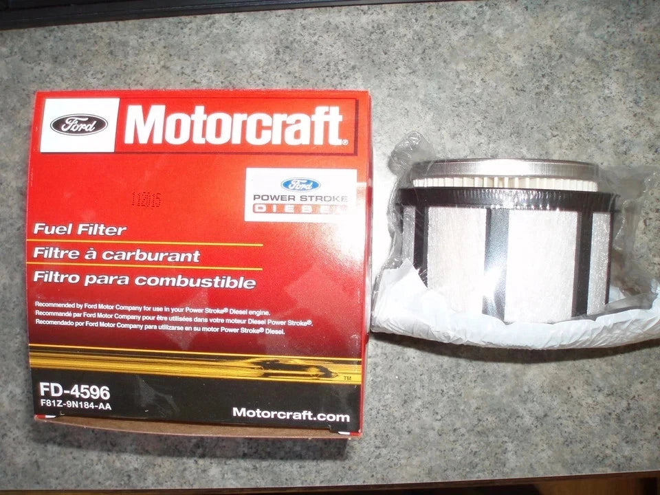 Motorcraft FD-4596 Fuel Filter Kit for Ford 6.0L Power Stroke Diesel