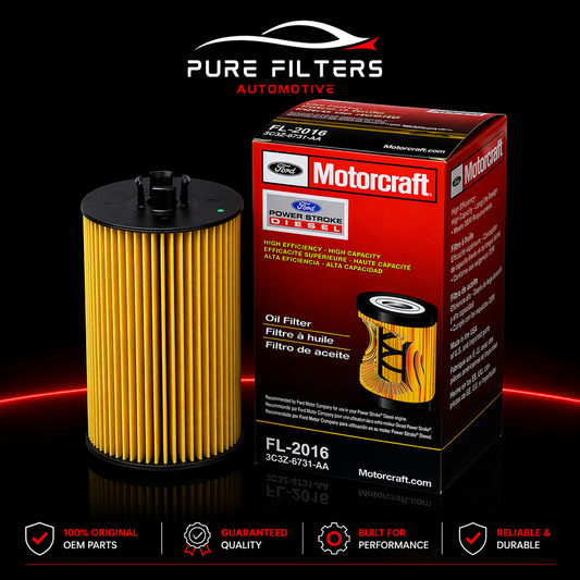 Motorcraft FL-2016 Oil Filter for Ford 6.0L & 6.4L Power Stroke Diesel