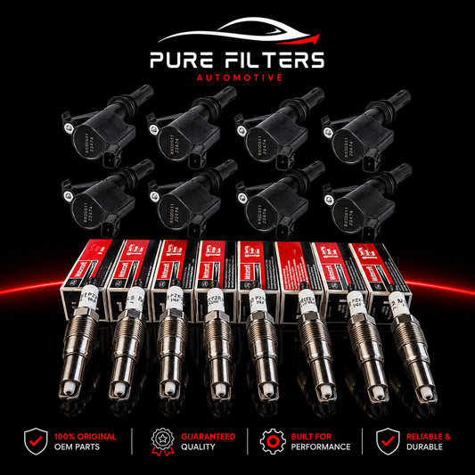 8pc Motorcraft DG511 Ignition Coils & SP546 Spark Plugs Kit for Ford F150 Lincoln