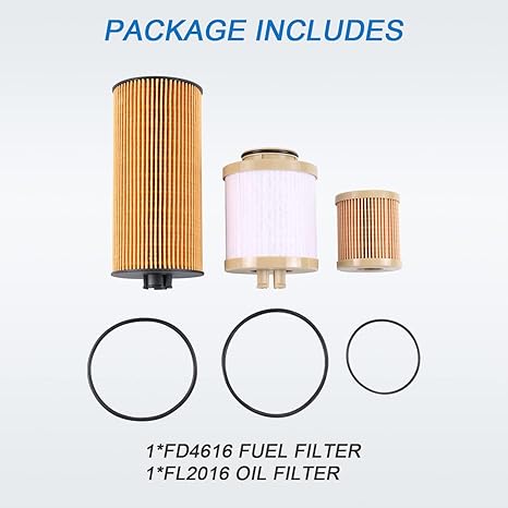 Motorcraft FL2016 Oil Filter & FD4616 Fuel Filter Set | Genuine Ford OEM