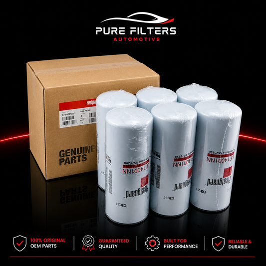 6PCS LF14001NN Fleetguard Oil Filter for Cummins X15 Engine 5575298