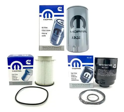 Mopar 2013-2018 Dodge RAM 2500-5500 6.7L Cummins Oil Fuel Filter Kit OEM