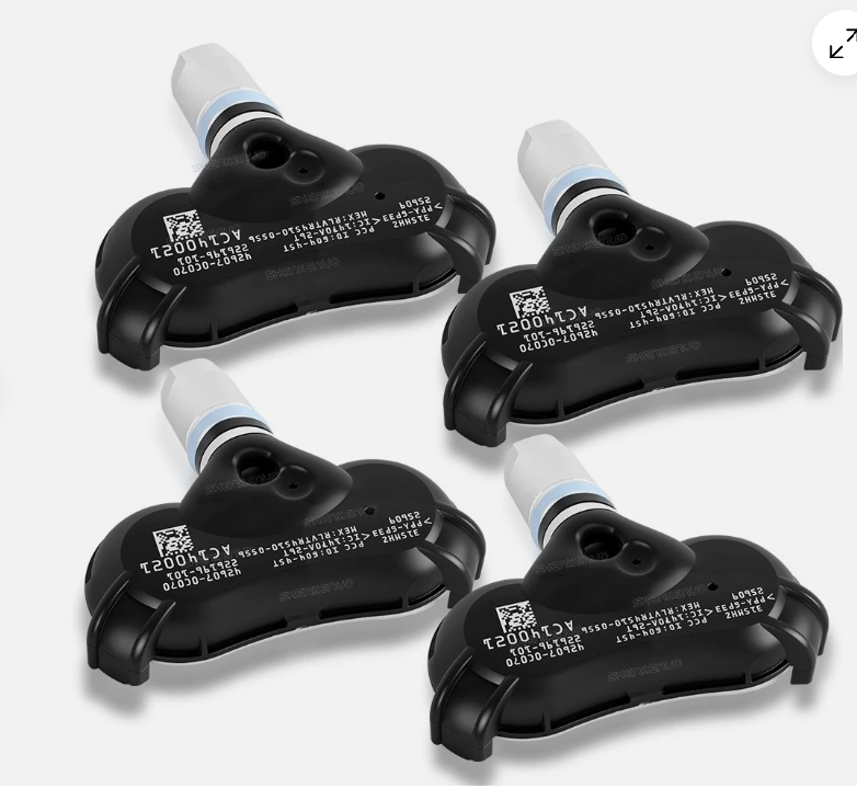 Toyota Lexus Genuine TPMS Tire Pressure Sensor Valve 42607-0C070 OEM Set of 4