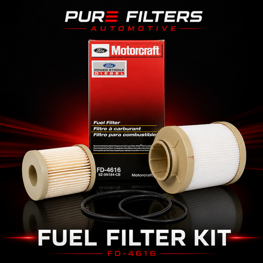 Motorcraft FD-4616 Fuel Filter Kit – Power Stroke Diesel Replacement Filter Set