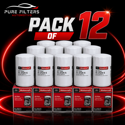 Motorcraft FL-2124-S Oil Filter Pack of 12 – Genuine OEM Replacement Filters