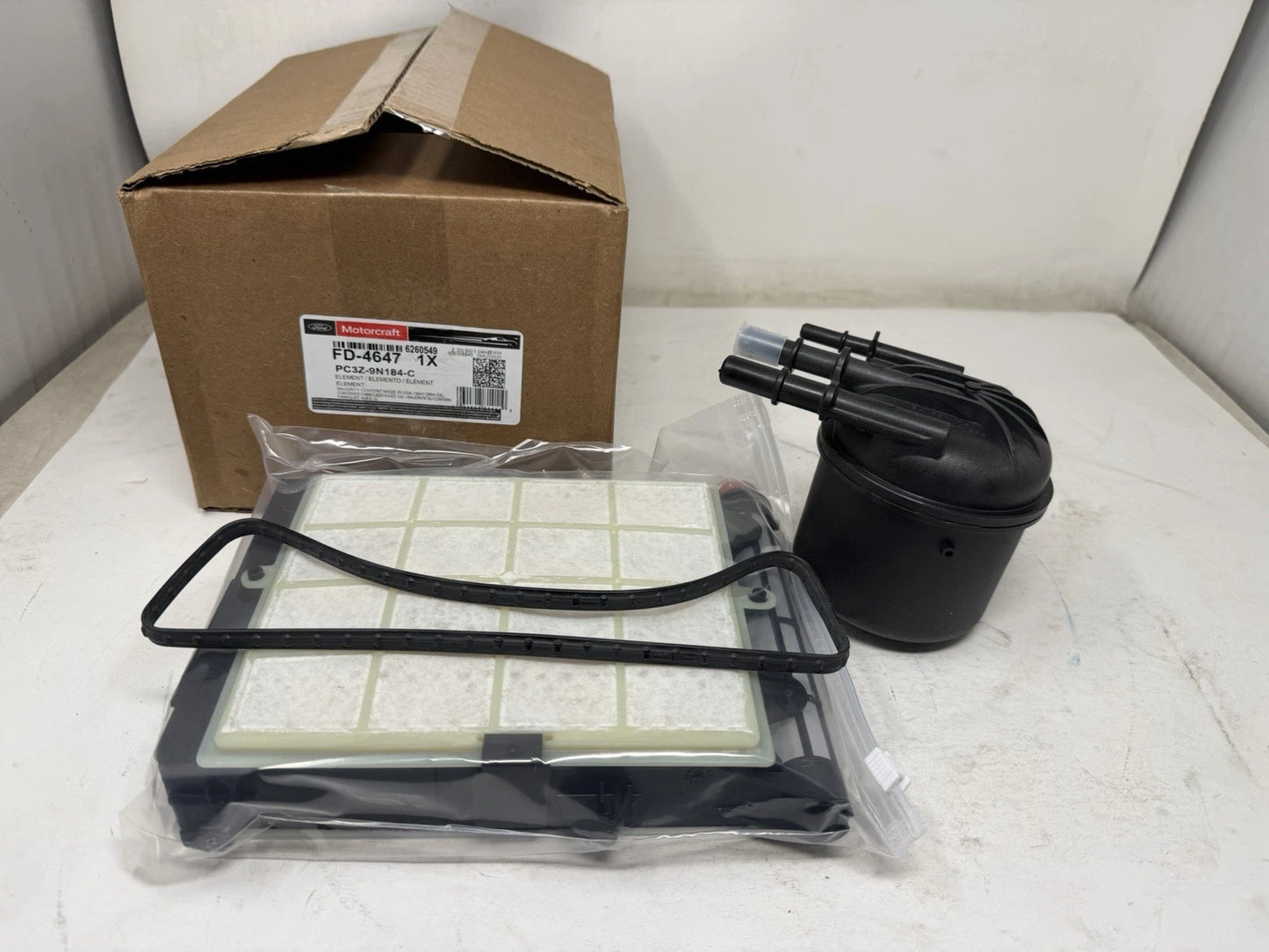 Genuine OEM Motorcraft FD4647 Ford 6.7 Diesel Fuel Filter Set was FD4641 FD4625