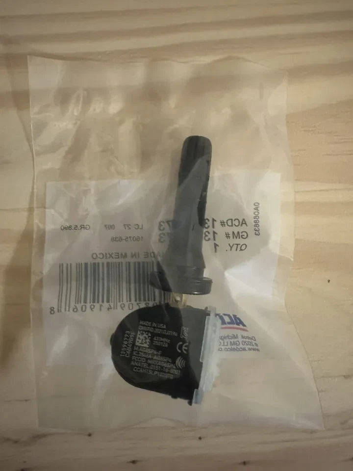 Set of 4 ACDelco 13598773 TPMS Tire Pressure Monitoring Sensors OEM GM Replacement 315MHz