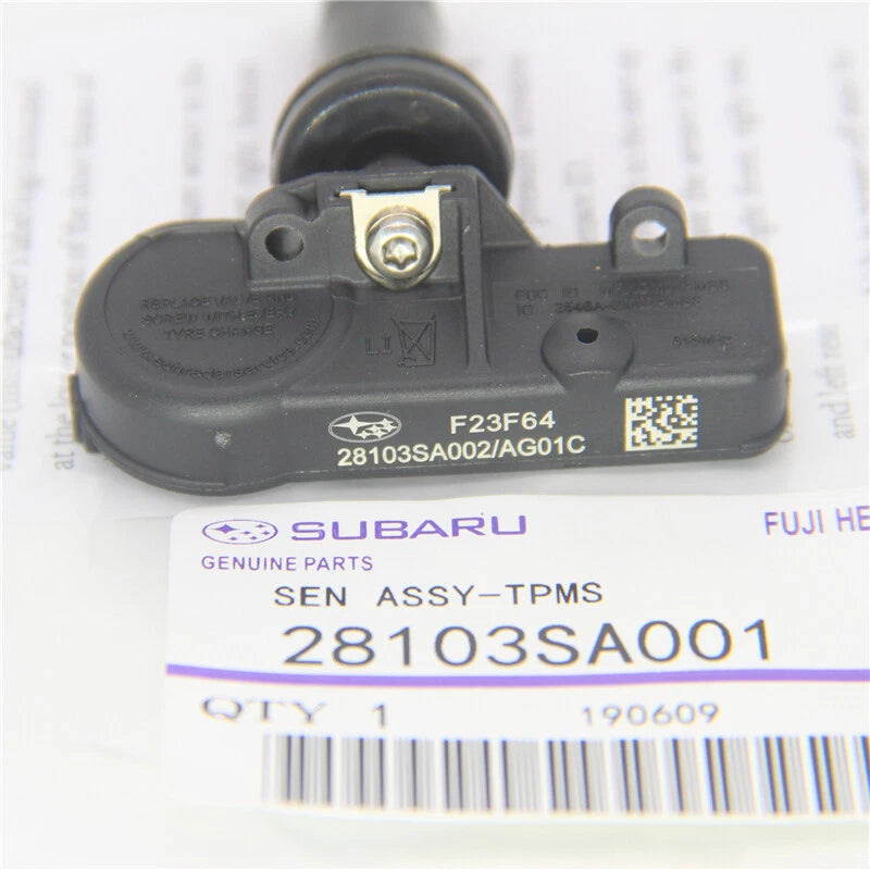 Genuine Subaru 28103SA001 TPMS Tire Pressure Monitoring Sensors Set of 4 OEM 315MHz Replacement Sensors